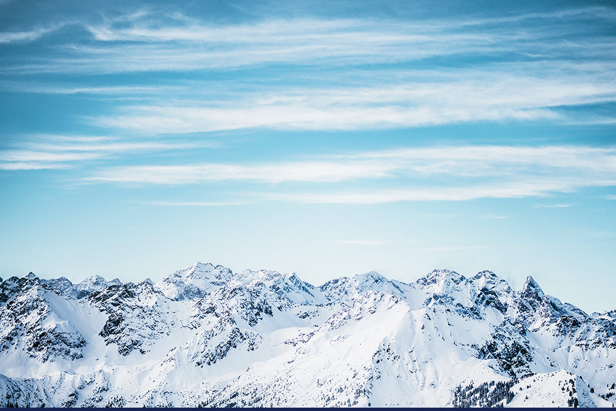 The first snow has fallen on the high peaks of the Rila Mountains in Bulgaria