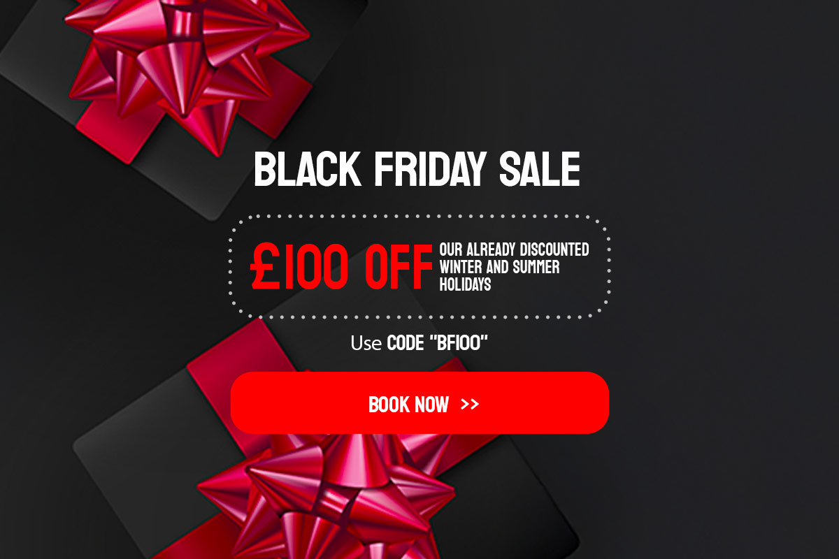 5 reasons to book in our black Friday sale